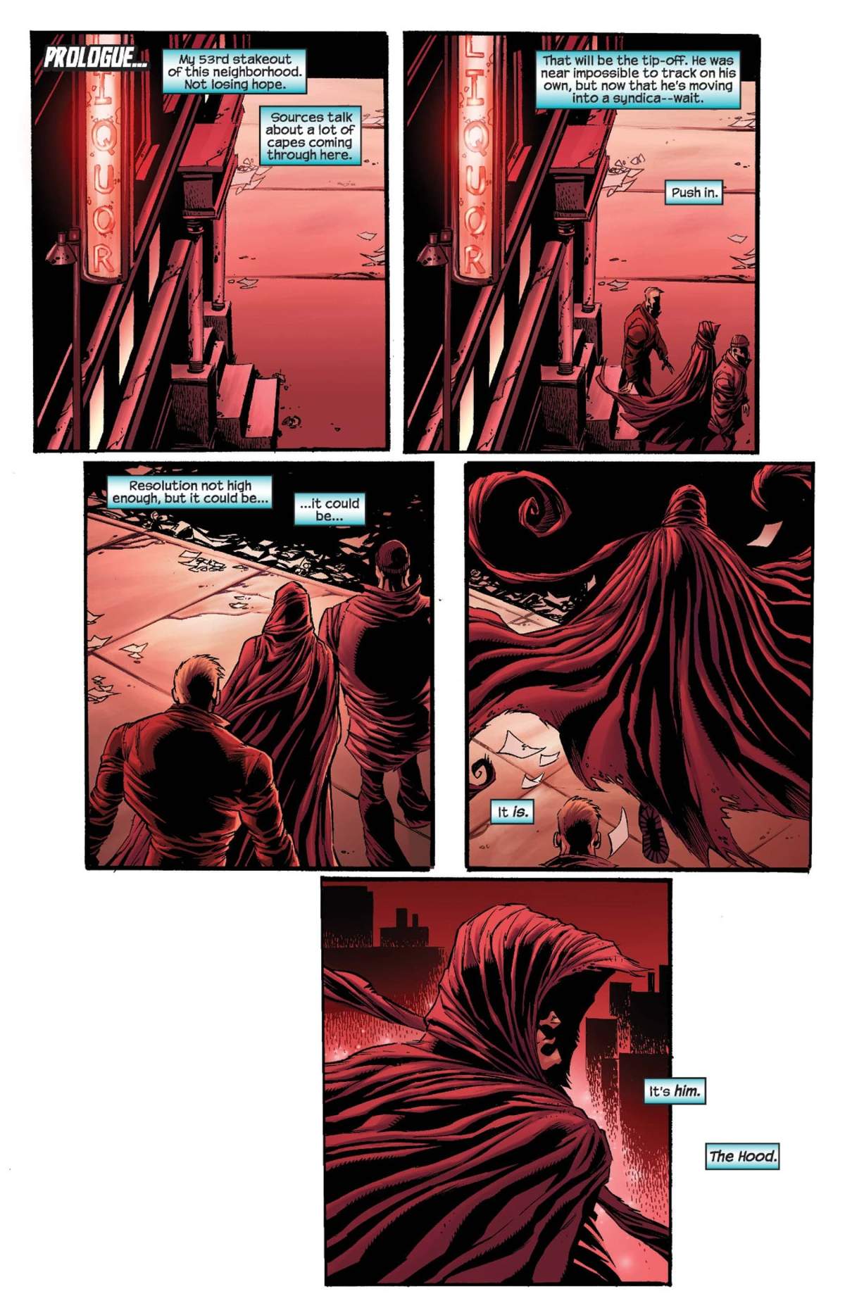 DARK REIGN: THE HOOD (2009) #1 page by Jeff Parker and Kyle Hotz