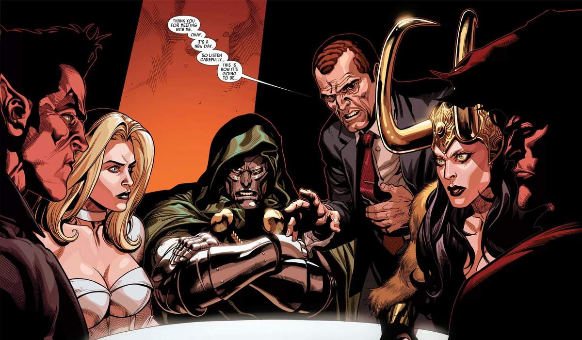 SECRET INVASION (2008) #8 artwork by Leinil Yu, Mark Morales, and Laura Martin