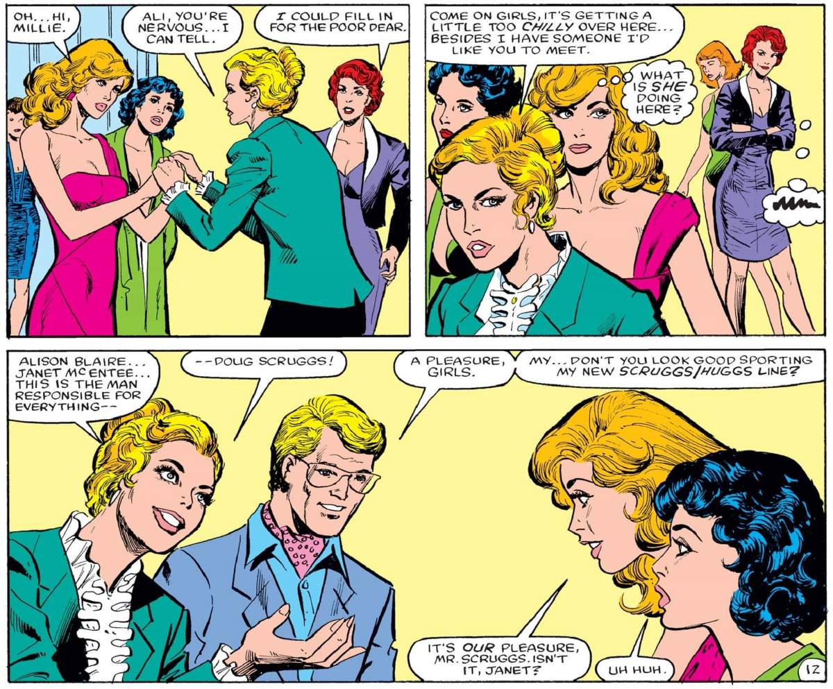 Dazzler is signed by Millie’s Models in DAZZLER (1981) #34!