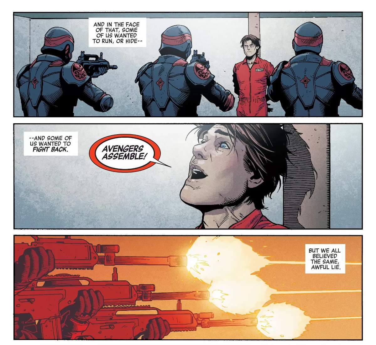 SECRET EMPIRE (2017) #1 artwork by Steve McNiven, Jay Leisten, and Matthew Wilson