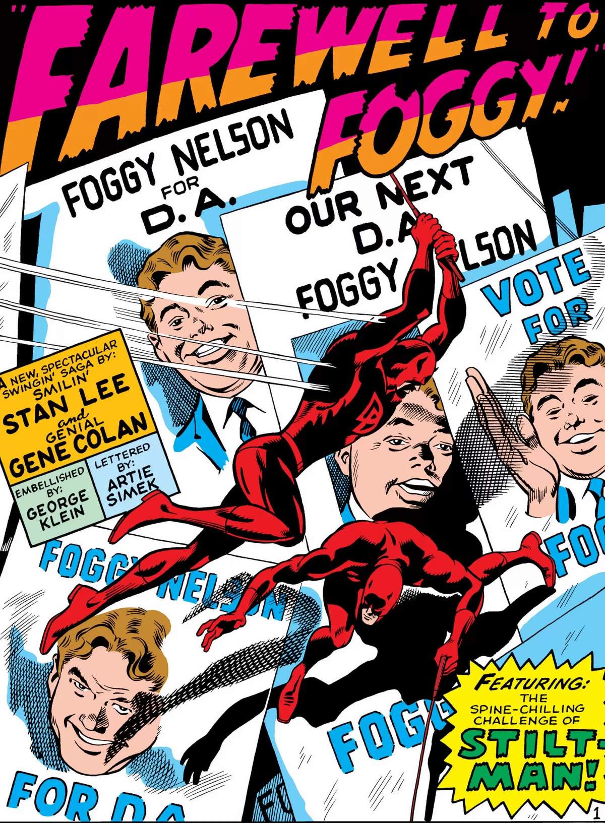 [District Attorney] DAREDEVIL (1964) #48 cover by Gene Colan and George Klein