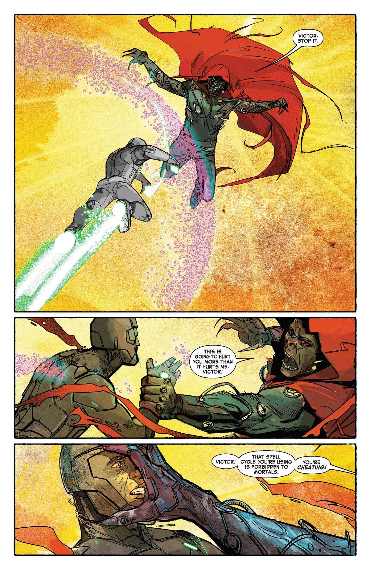 INVINCIBLE IRON MAN (2016) #600 Doctor Doom The Hood