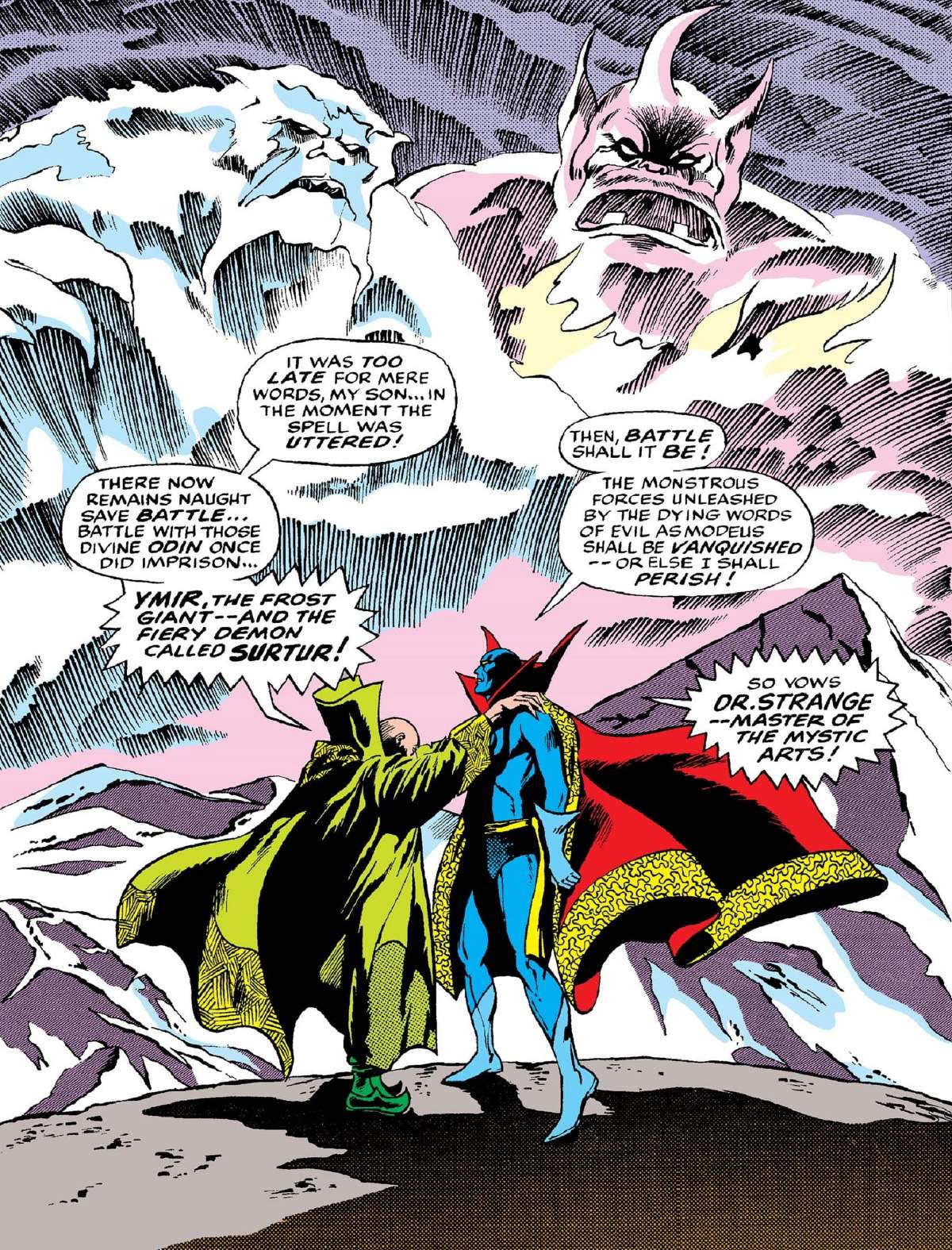 Surtur and Ymir enter Earth's realm.