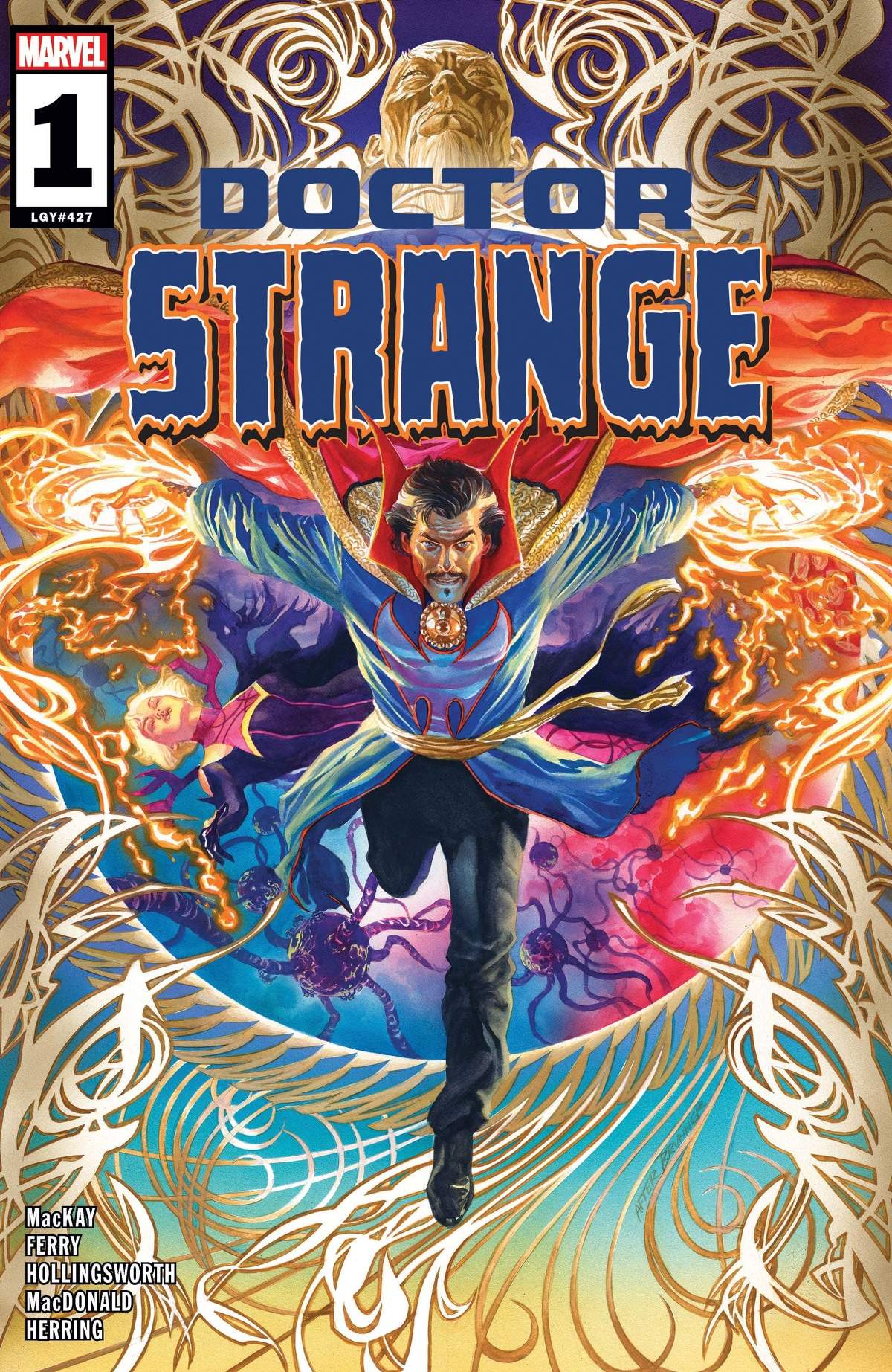 Cover to DOCTOR STRANGE (2023) #1 by Alex Ross.