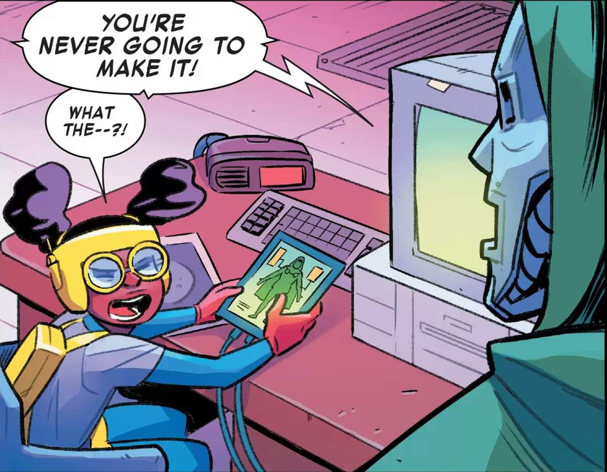 MOON GIRL AND DEVIL DINOSAUR (2015) #18 by Brandon Montclare, Amy Reeder, Natacha Bustos, and Tamra Bonvillain