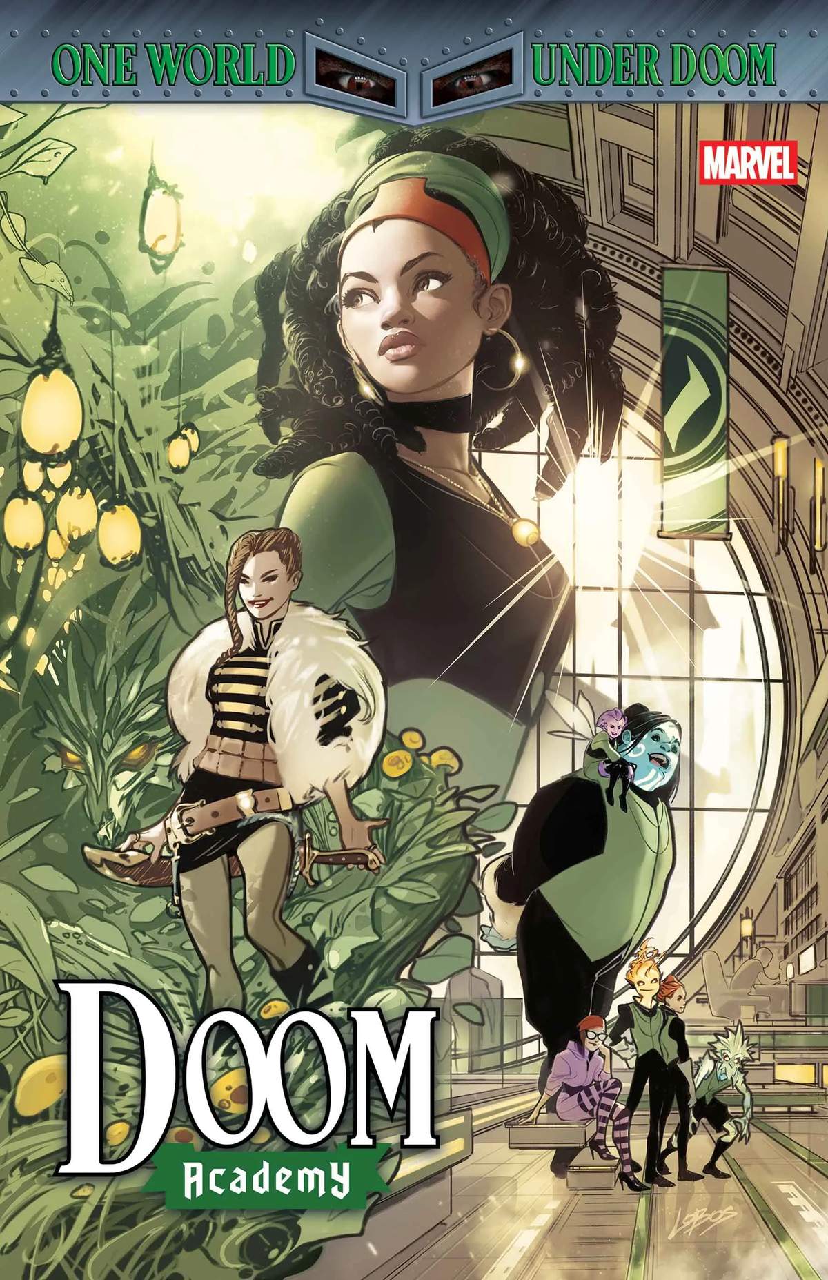 DOOM ACADEMY #4 Cover by Pablo Villalobos