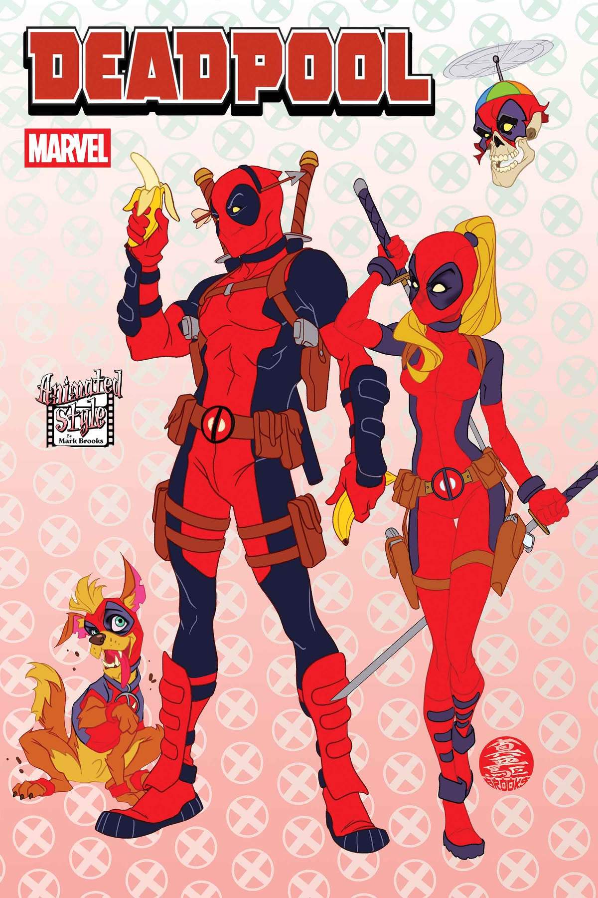 DEADPOOL #11 Animated-Style Variant Cover by Mark Brooks