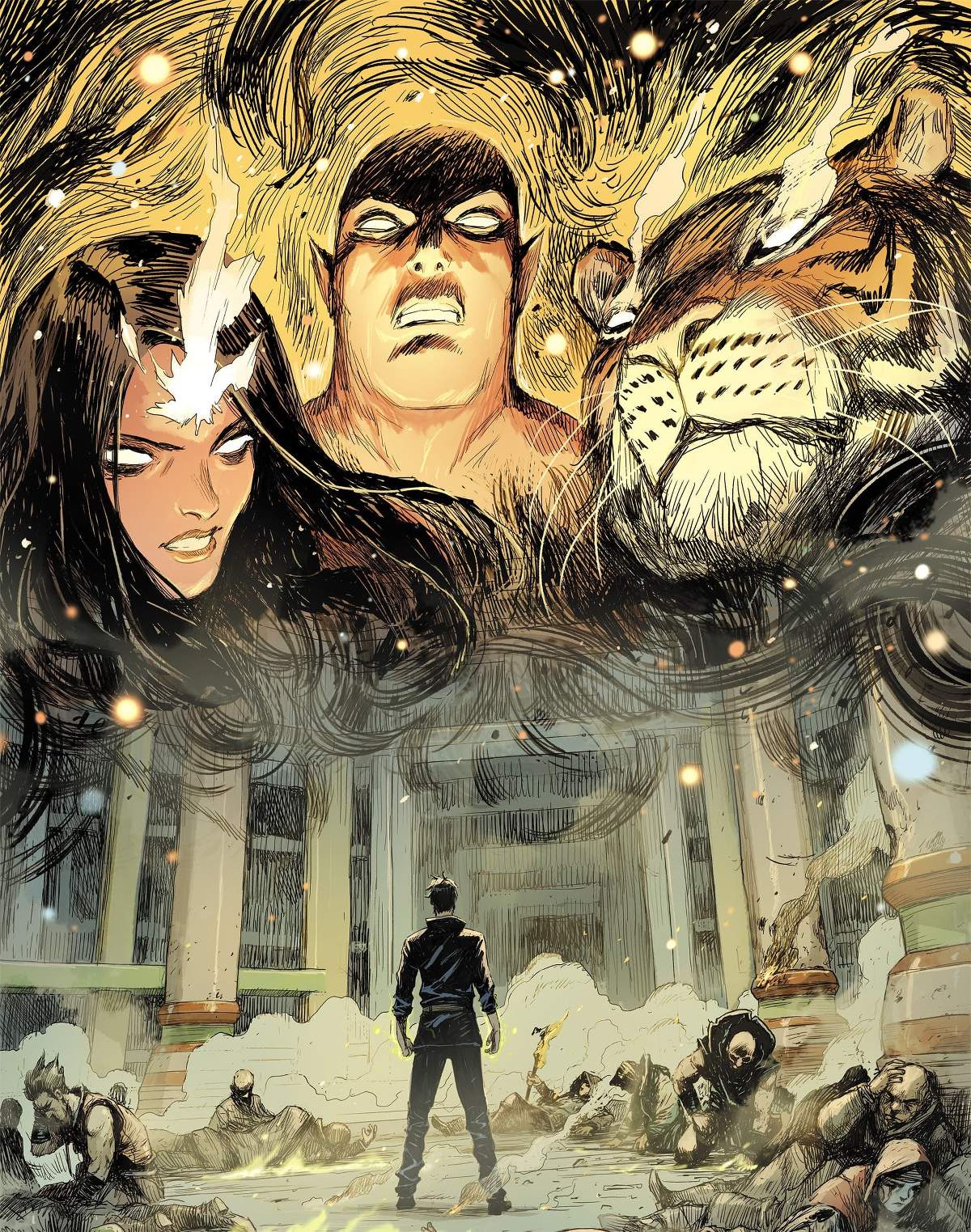 The Vishanti trio in DOCTOR STRANGE (2015) #383.