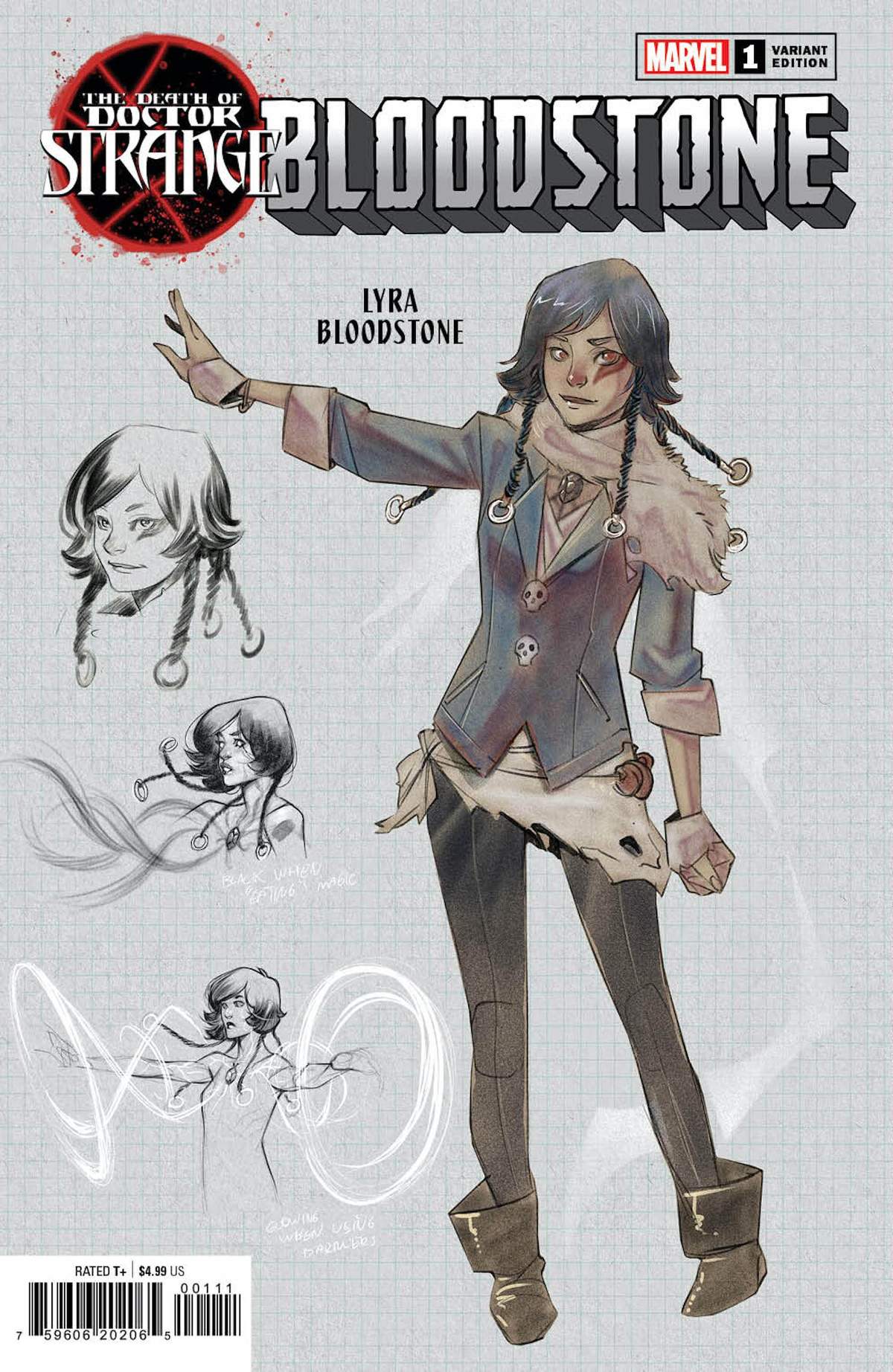 DEATH OF DOCTOR STRANGE: BLOODSTONE #1 Design Variant Cover by Ig Guara