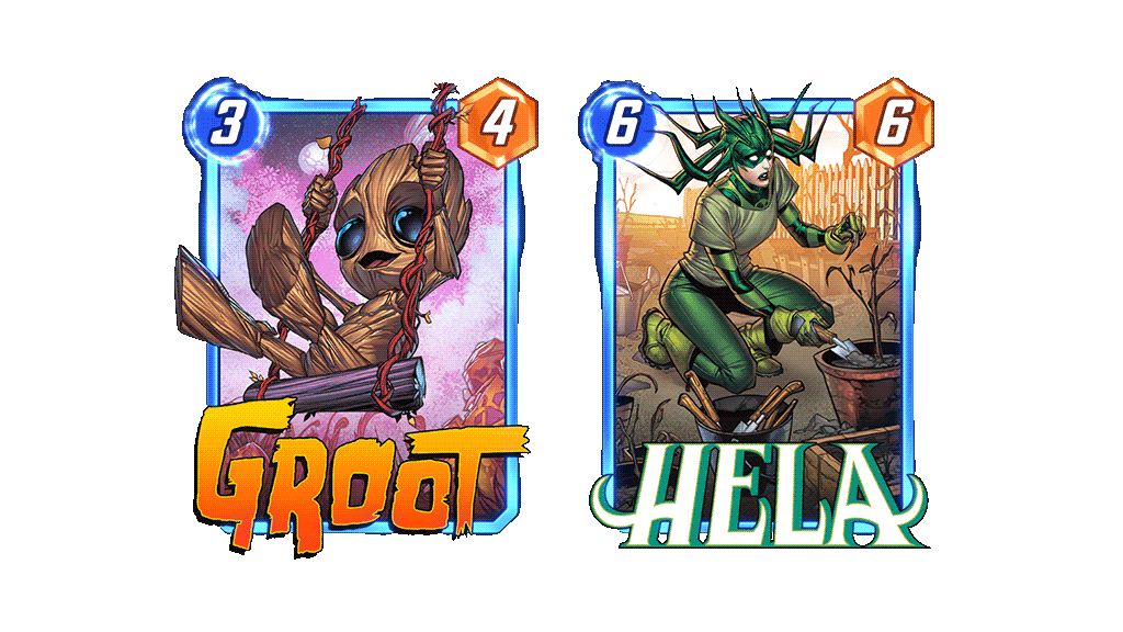 MARVEL SNAP Earth-616 Day Groot Hela