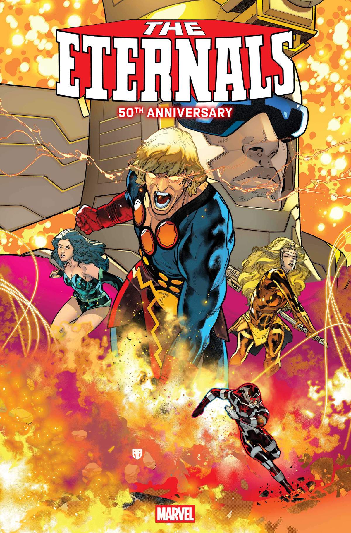 ETERNALS 50TH ANNIVERSARY #1 Cover by R.B. SILVA