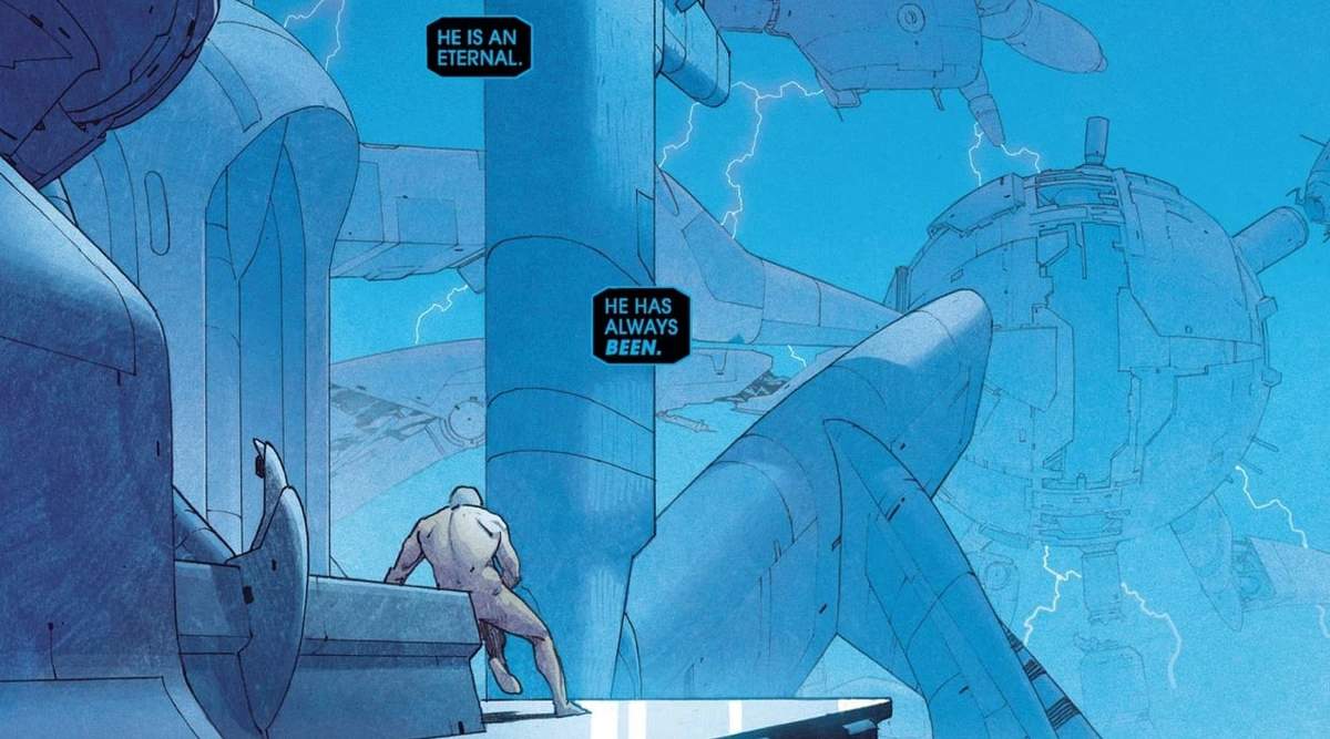 The Machine in ETERNALS (2021) #1 by Kieron Gillen and Esad Ribić