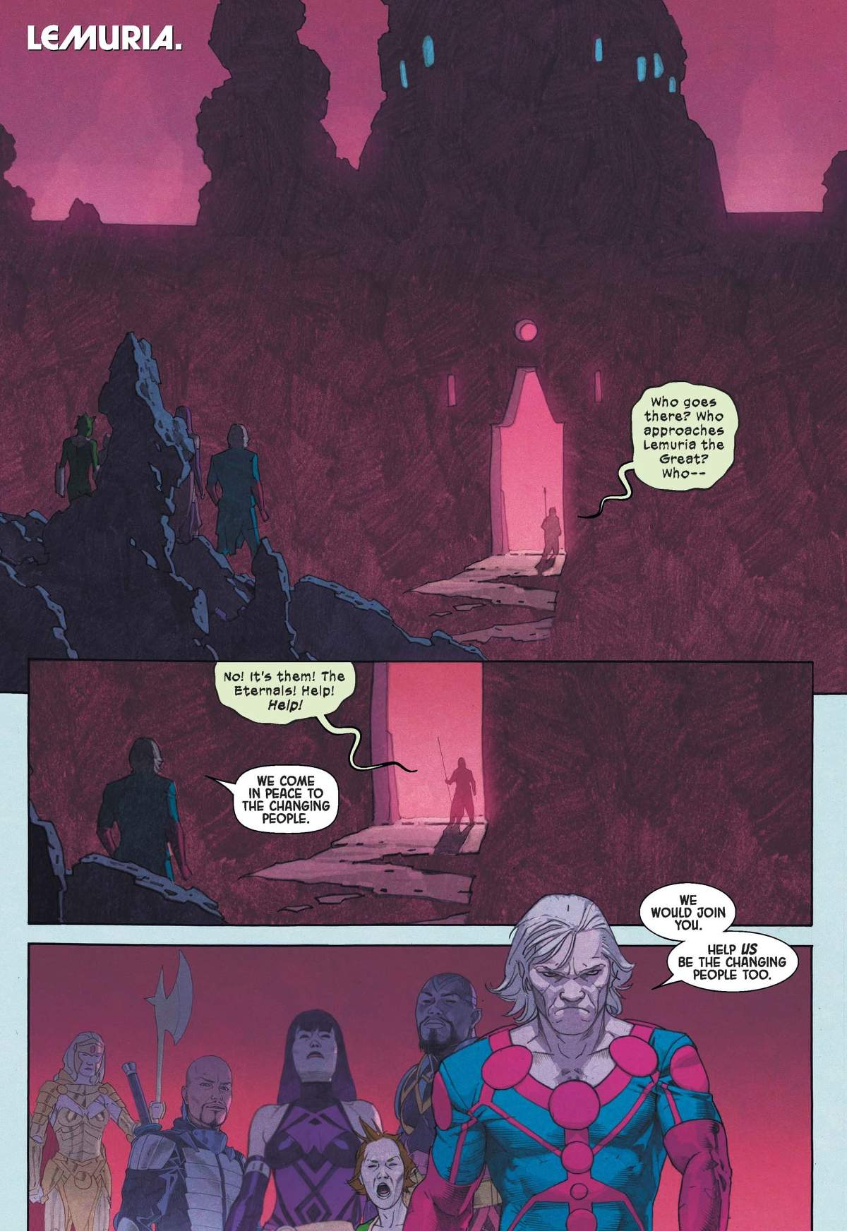 ETERNALS (2021) #6: Seeking aid from the Deviants.