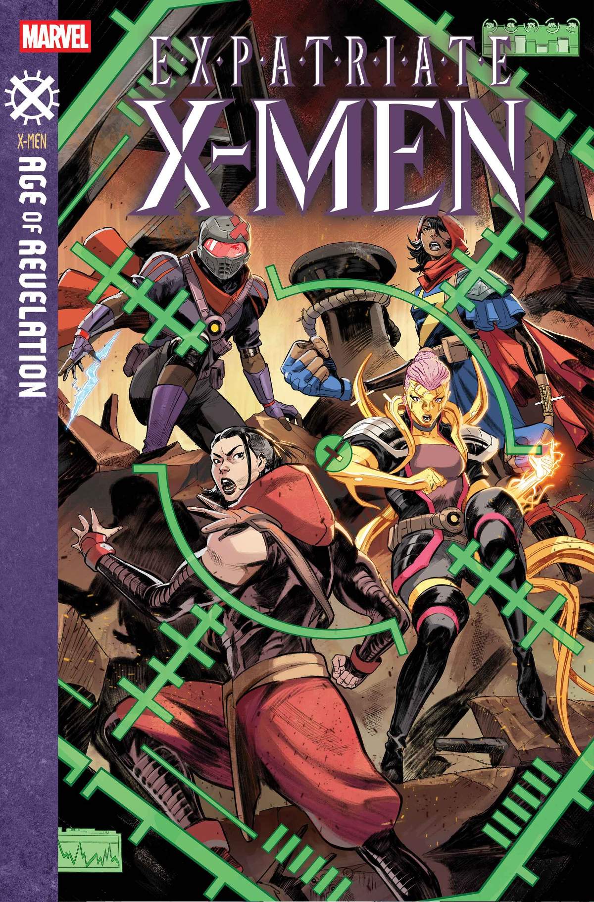 EXPATRIATE X-MEN #2 Cover by FRANCESCO MORTARINO