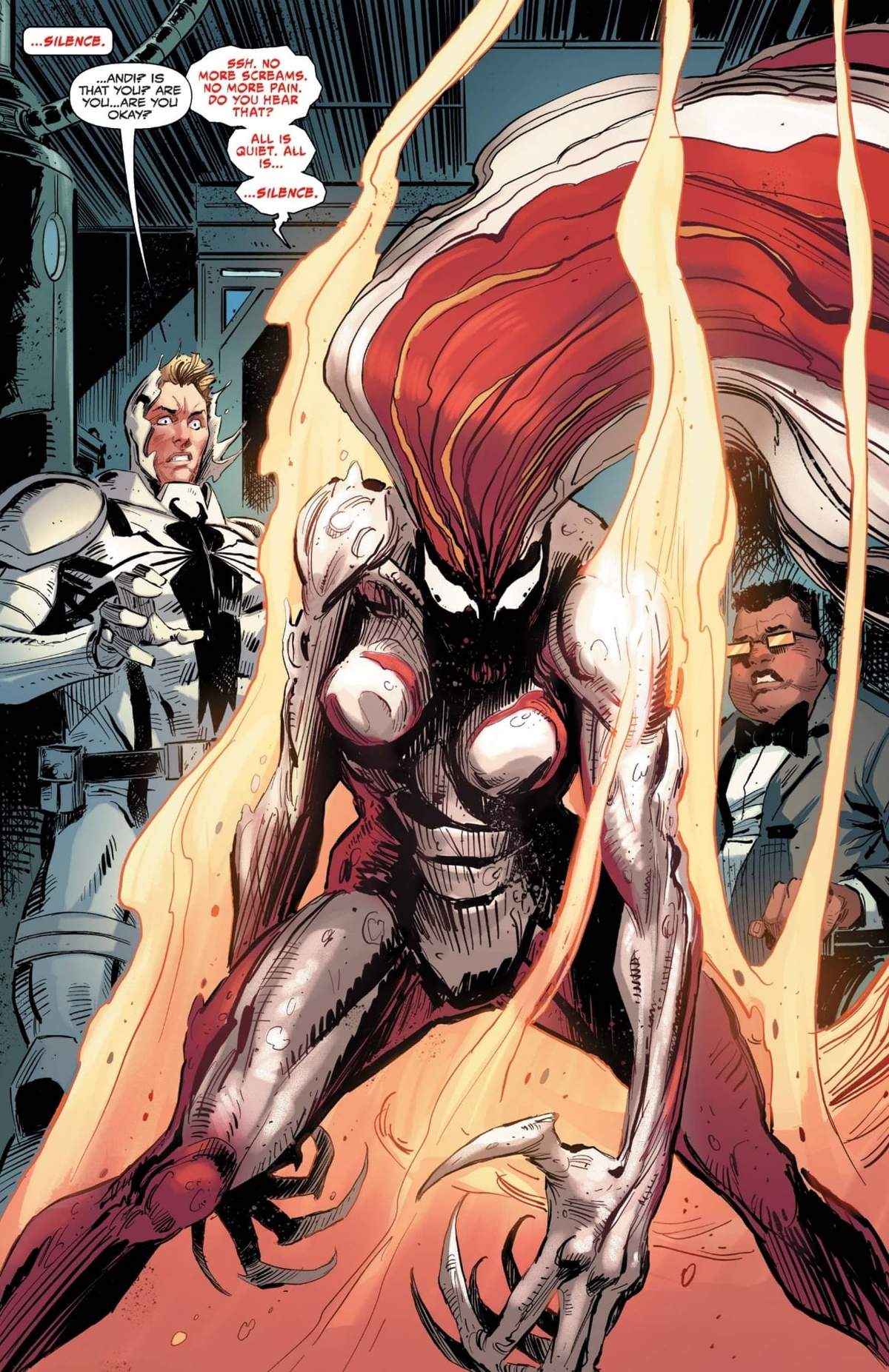 EXTREME CARNAGE: LASHER (2021) #1 page by Clay McLeod Chapman, Chris Mooneyham, and Danilo S. Beyruth