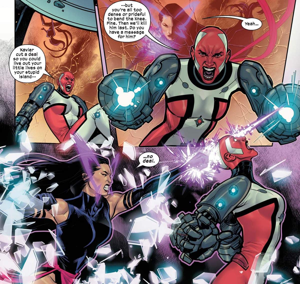 FALL OF THE HOUSE OF X (2024) #5 art by Lucas Werneck, Stefano Caselli, and Bryan Valenza