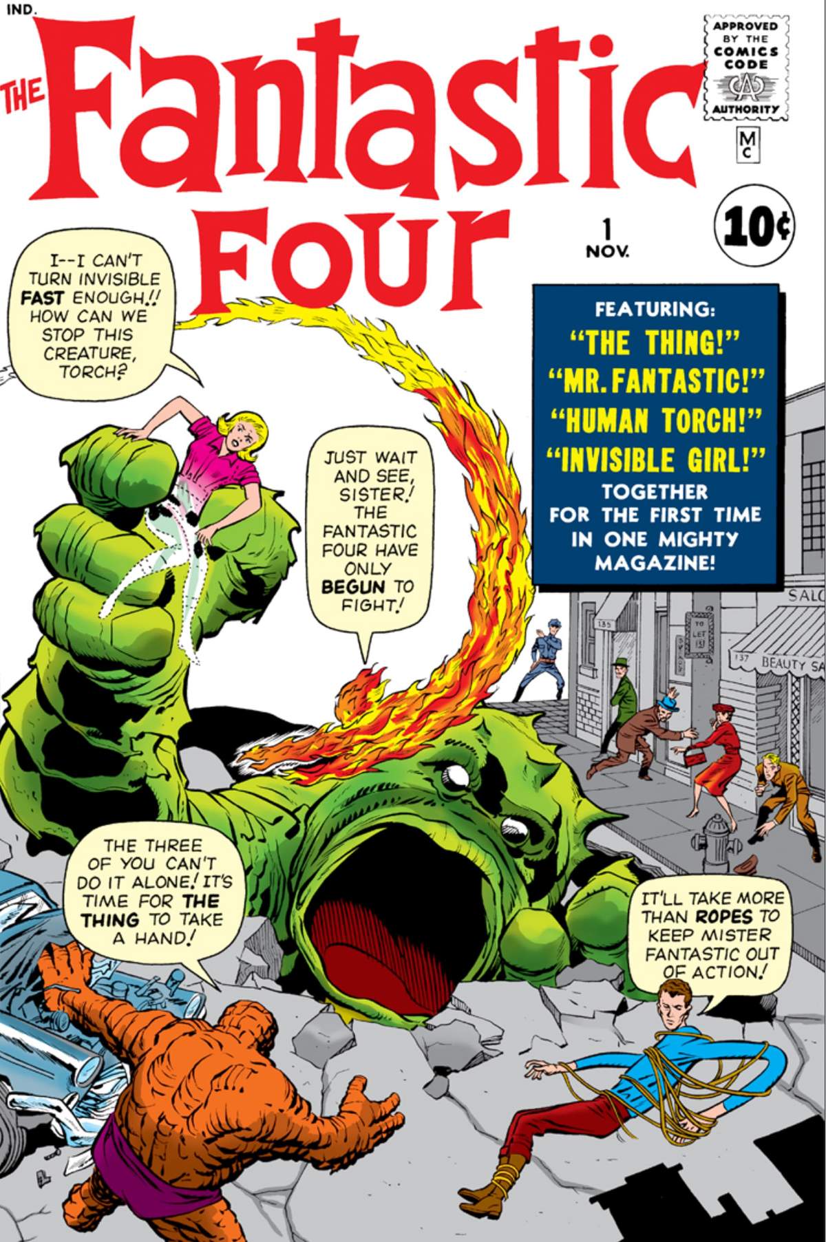 FANTASTIC FOUR (1961) #1 Cover by Jack Kirby