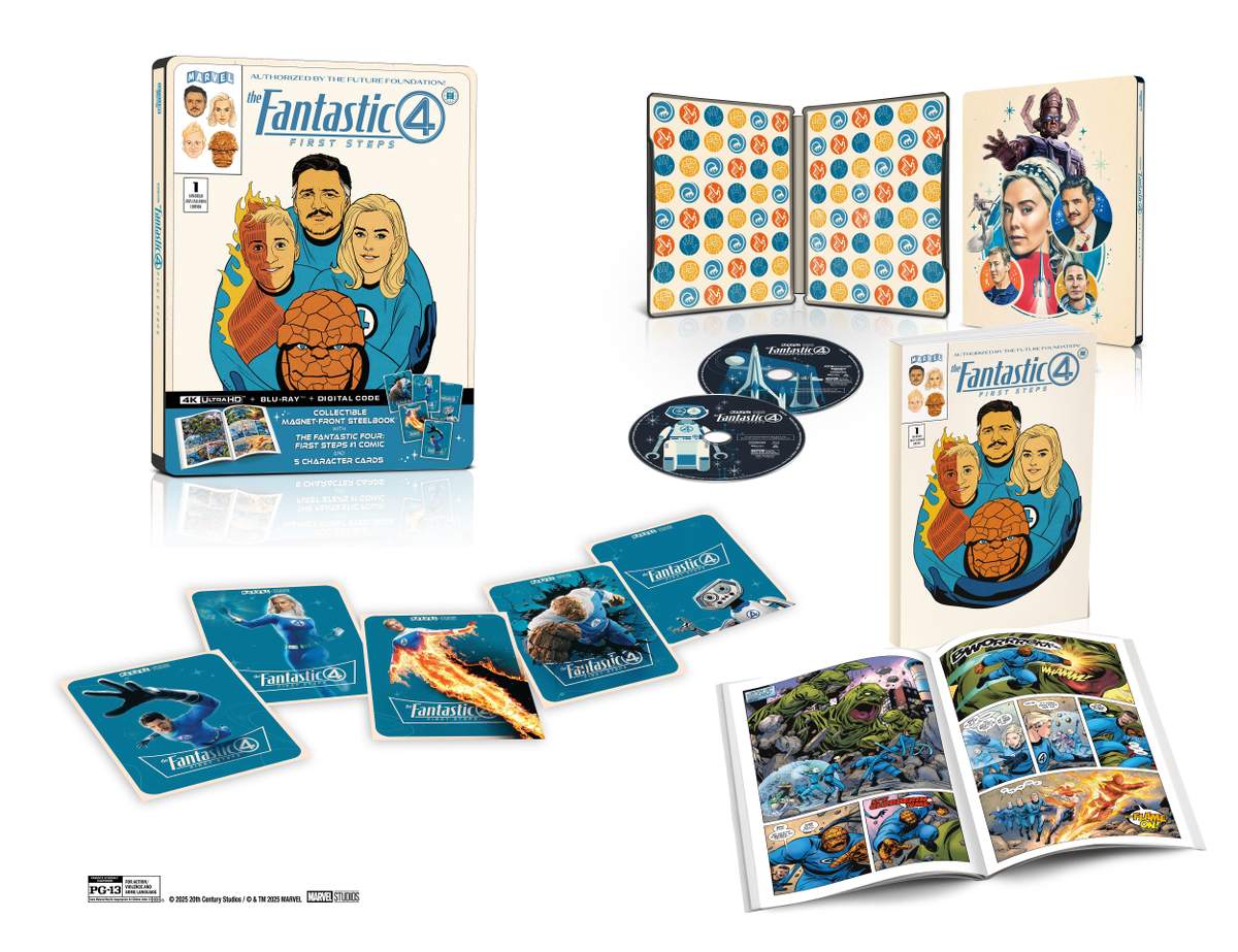 The Fantastic Four: First Steps Amazon SteelBook bundle