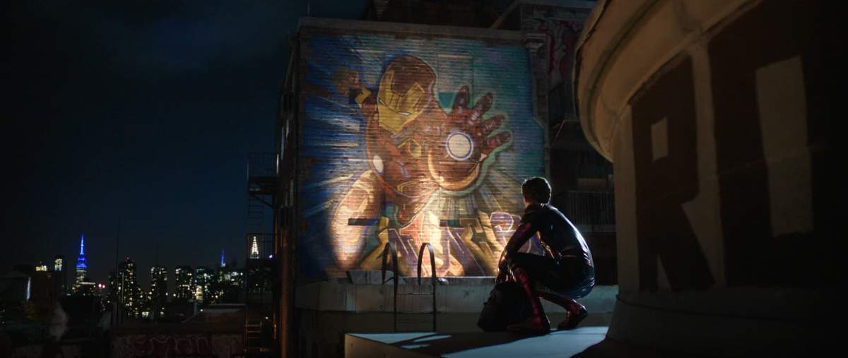 Scene from Spider-Man: Far From Home