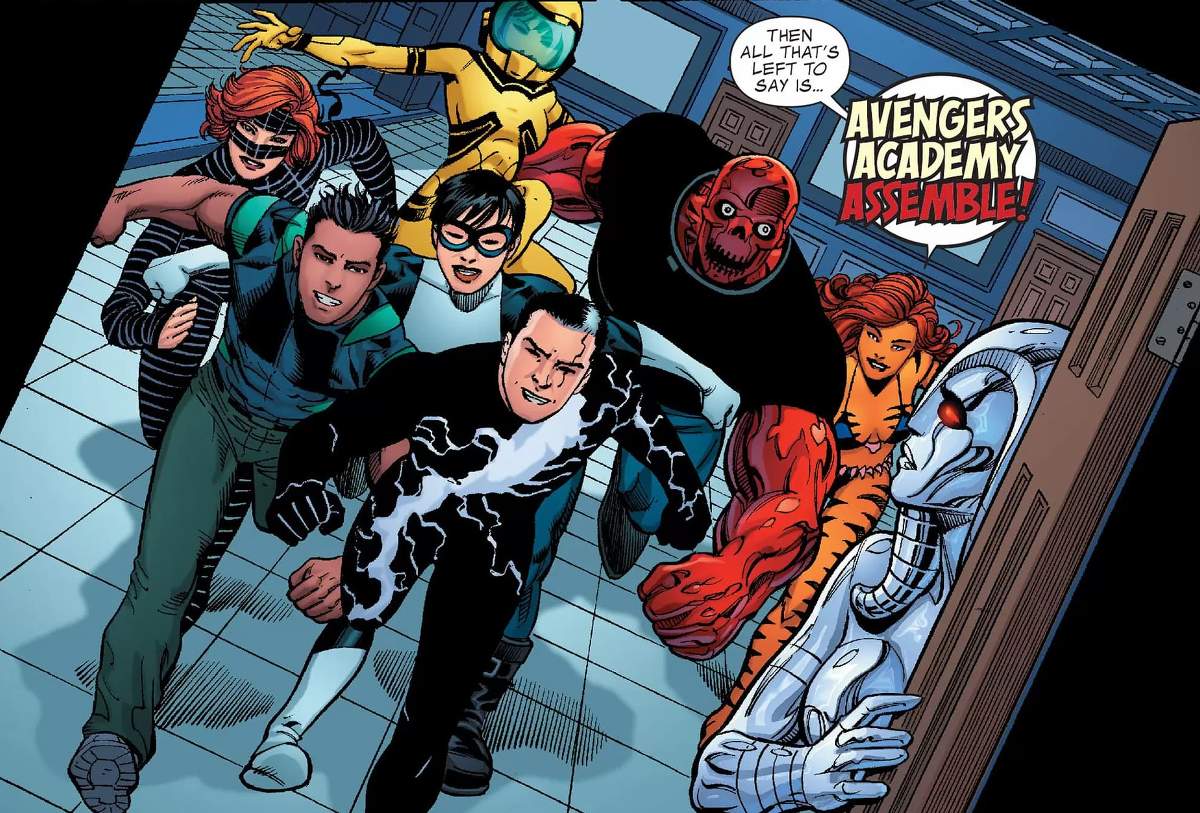 AVENGERS ACADEMY (2010) #14 artwork by Sean Chen, Scott Hanna, and Jeromy Cox