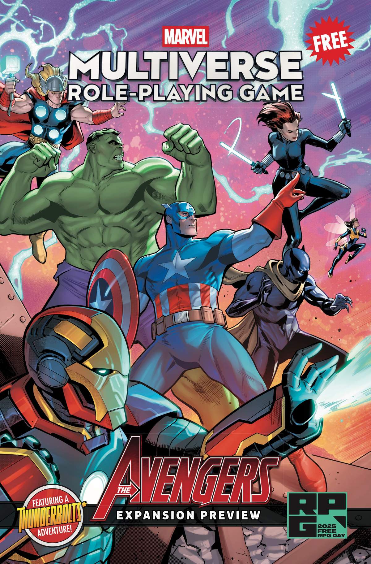 Marvel Multiverse Role-Playing Game Avengers Expansion Free RPG Day