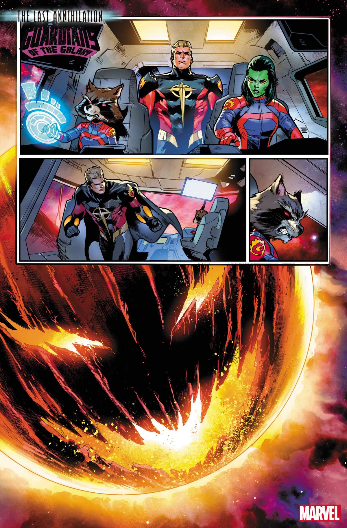 GUARDIANS OF THE GALAXY #16 Interior Artwork by Juan Frigeri and Federico Blee