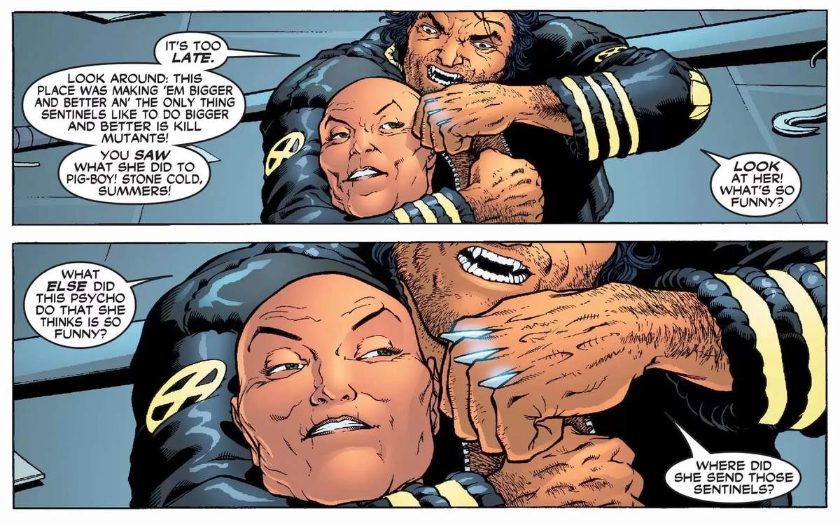 NEW X-MEN (2001) #115 artwork by Frank Quitely, Tim Townsend, Mark Morales, Brian Haberlin, and Hi-Fi Design