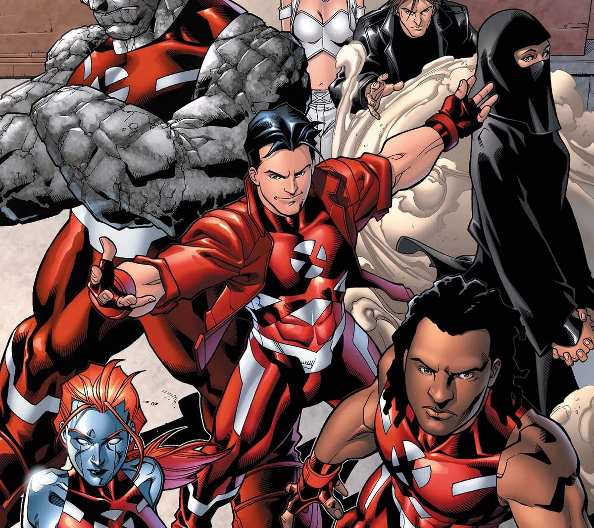 NEW X-MEN: HELLIONS (2005) #1 cover by Clayton Henry