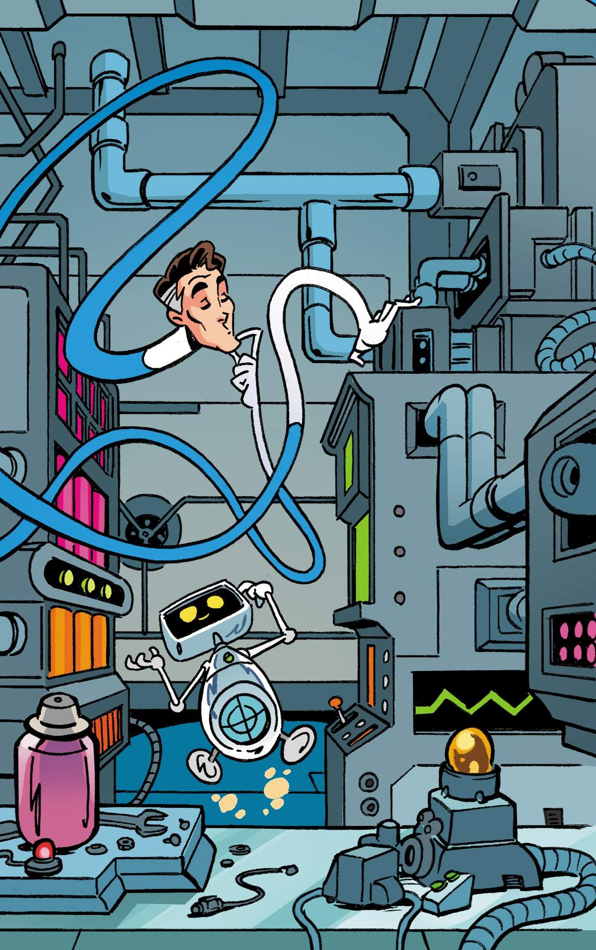 H.E.R.B.I.E. INFINITY COMIC (2025) #1 interior artwork by Nathan Stockman