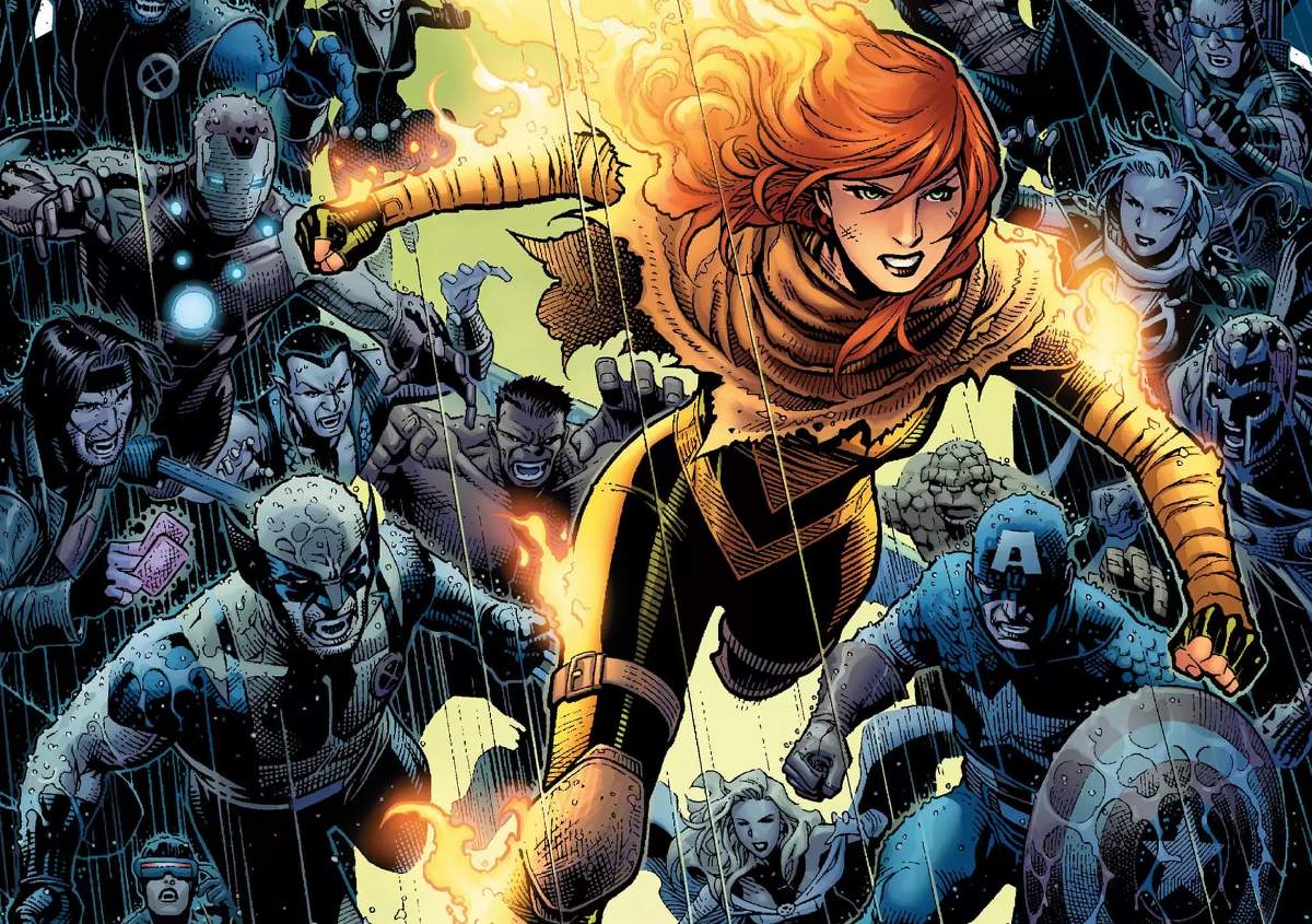 AVENGERS VS. X-MEN (2012) #4 cover by Jim Cheung and Laura Martin