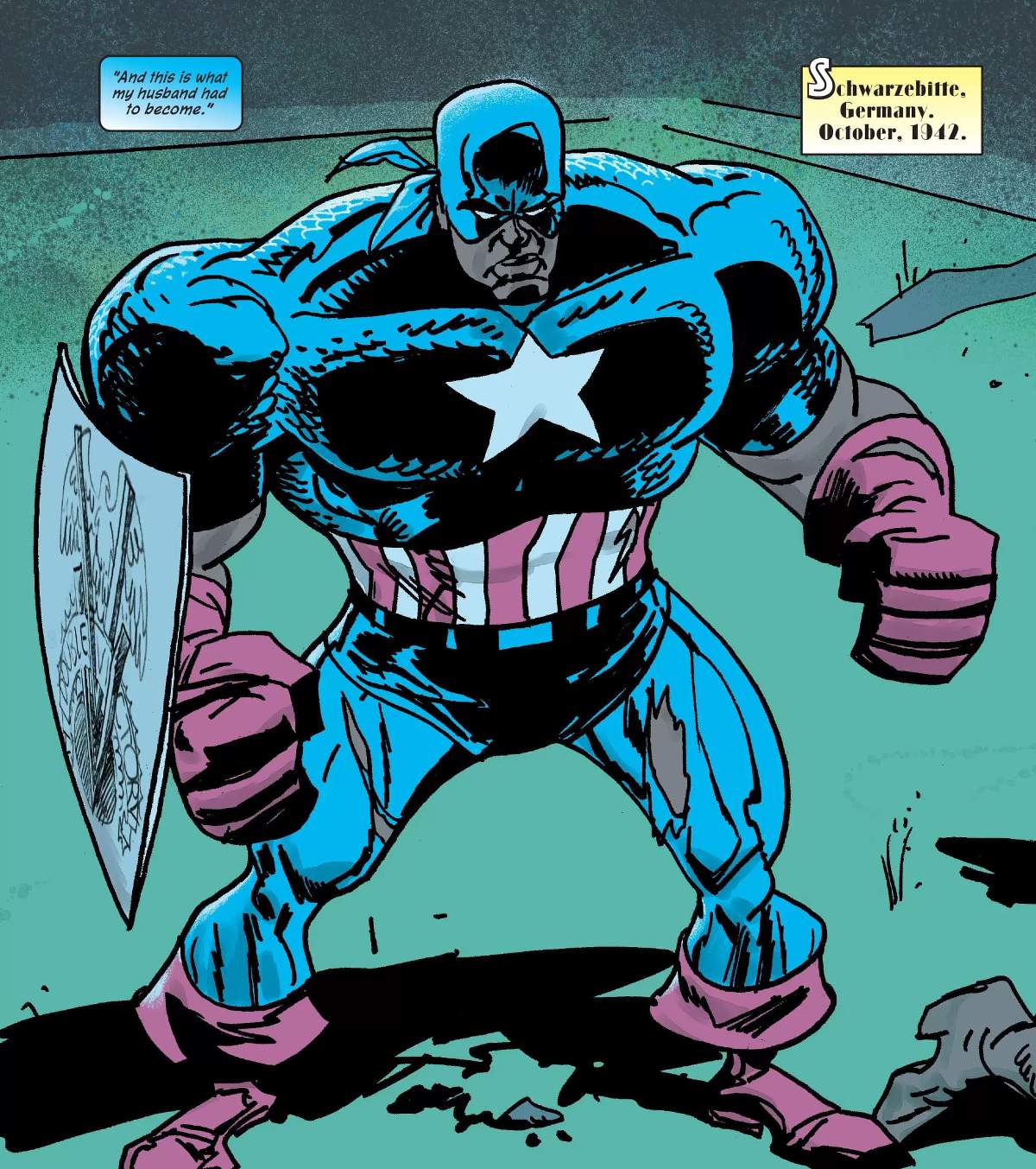 TRUTH: RED, WHITE, & BLACK #5 artwork by Kyle Baker