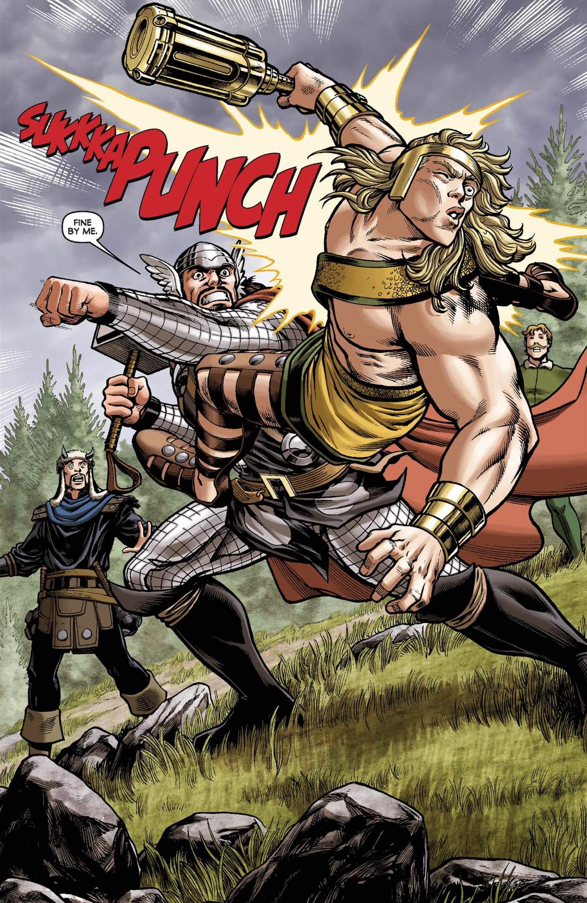 INCREDIBLE HERCULES (2008) #136 page by Reilly Brown, Nelson DeCastro, Ulises Arreola, Sotocolor’s A. Street, Guillen Nari, and Simon Bowland