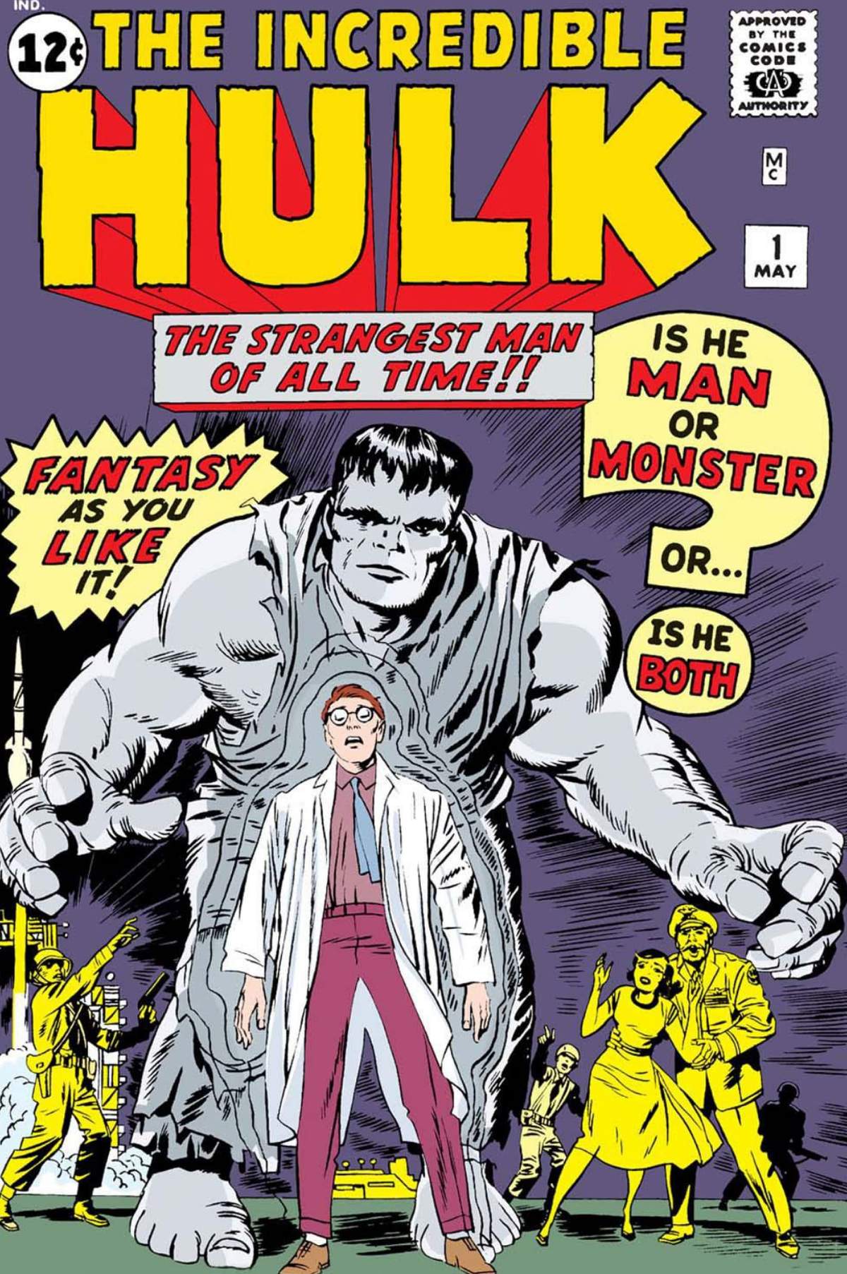 INCREDIBLE HULK (1962) #1 Cover by Jack Kirby