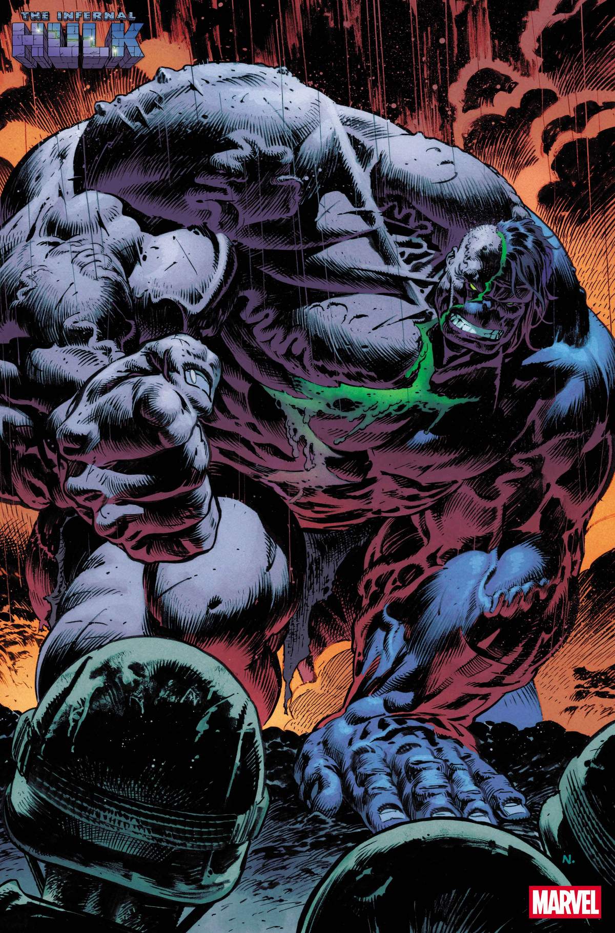 INFERNAL HULK #1 art by Nic Klein