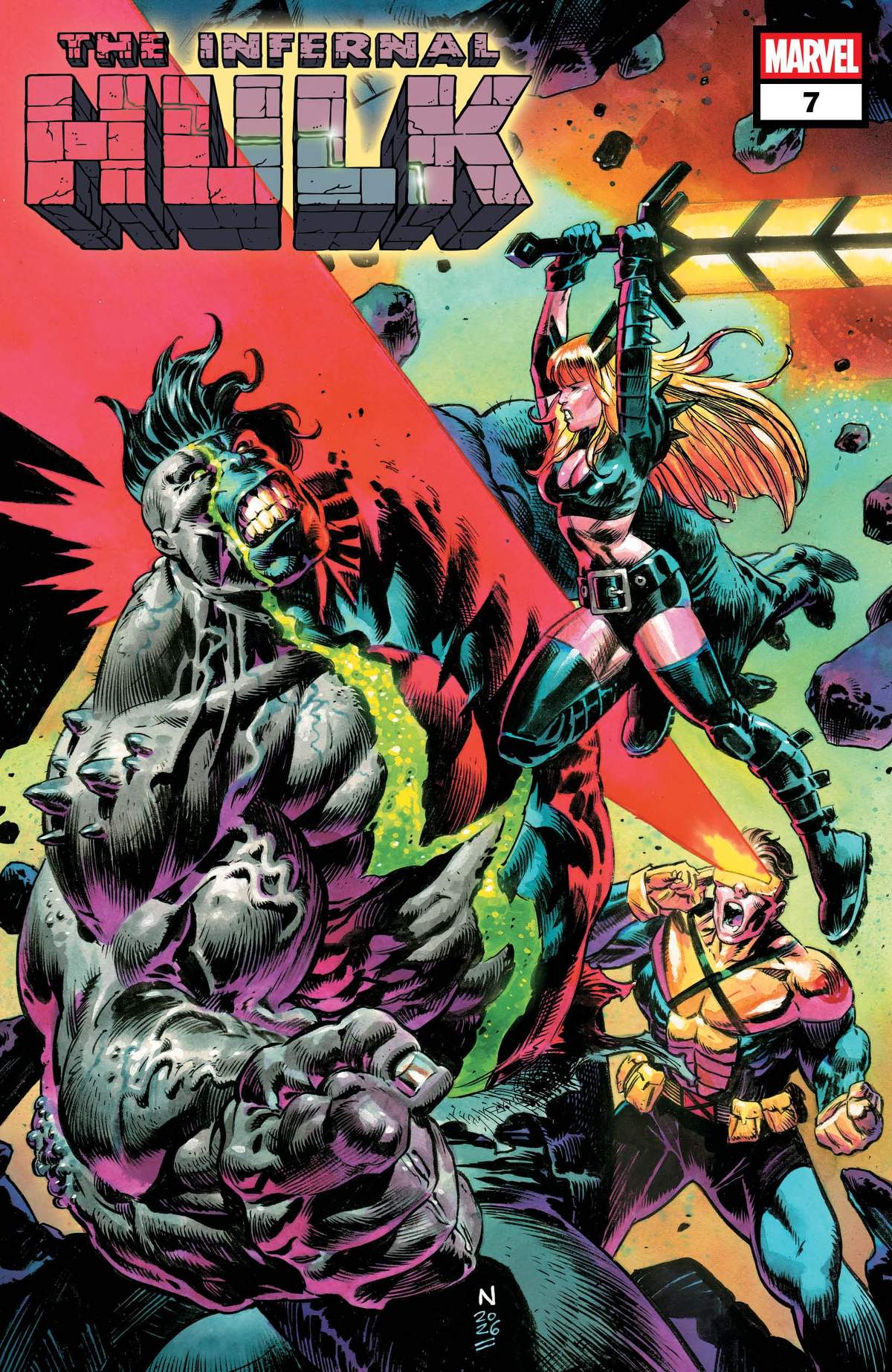 INFERNAL HULK #7 Cover by Nic Klein