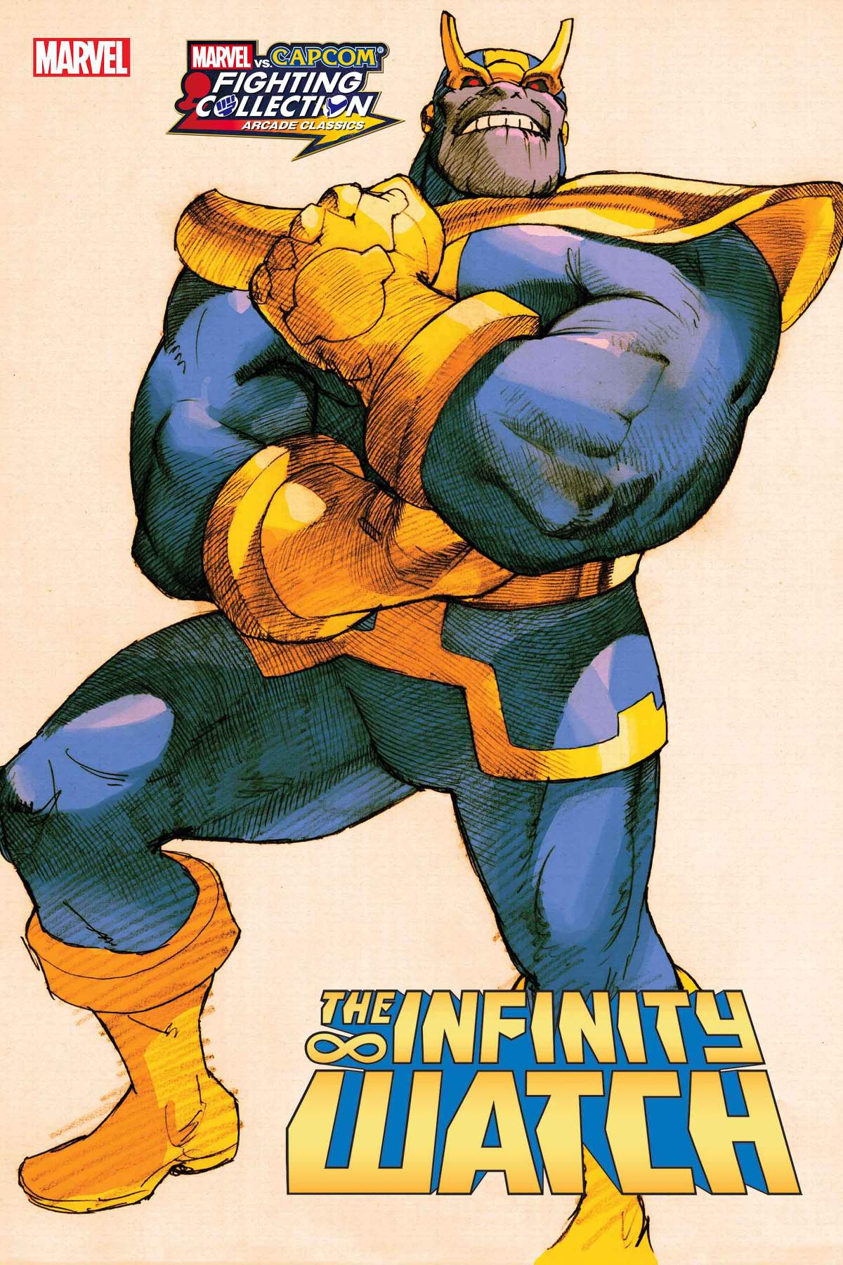 INFINITY WATCH #1 MARVEL vs. CAPCOM Variant Cover by BENGUS