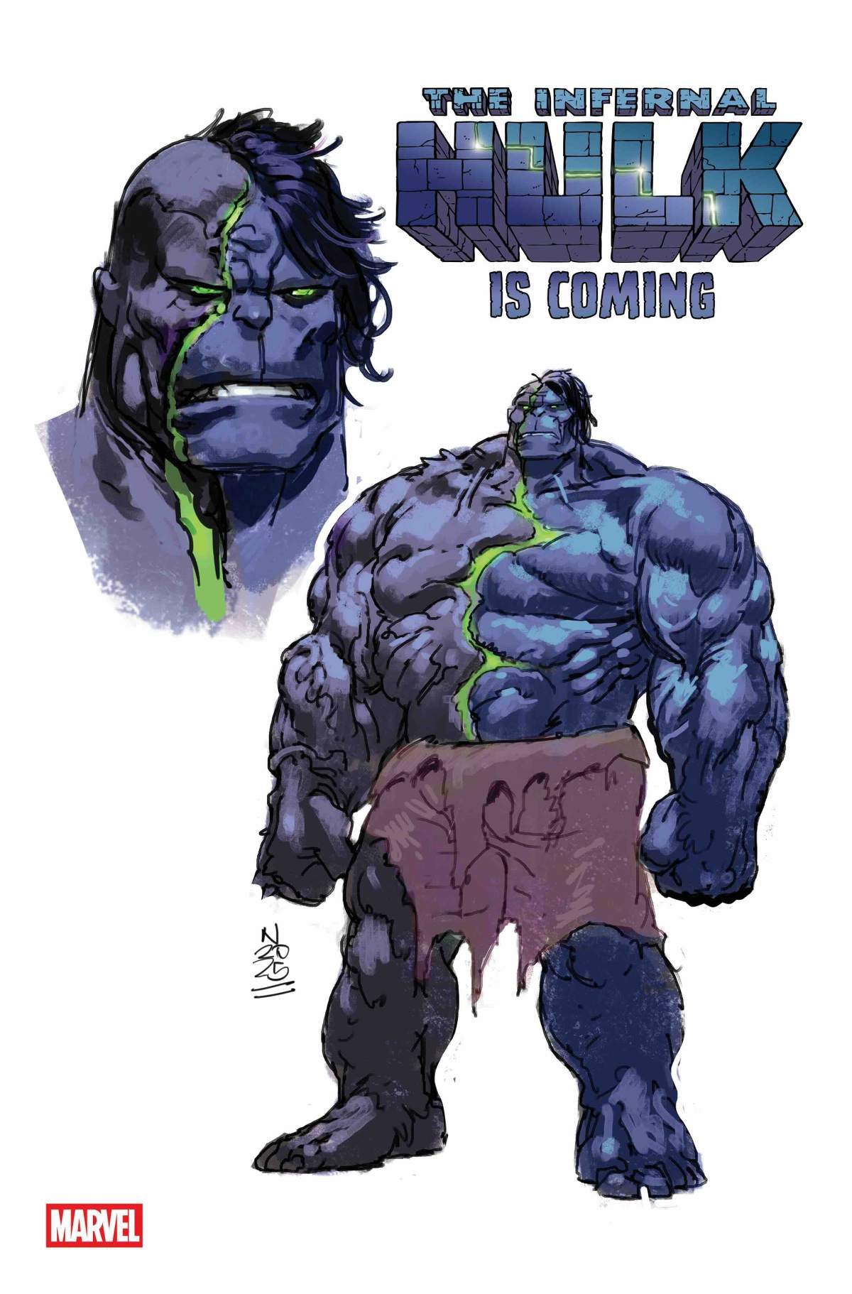 INCREDIBLE HULK (2023) #29 Infernal Hulk Design by Nic Klein