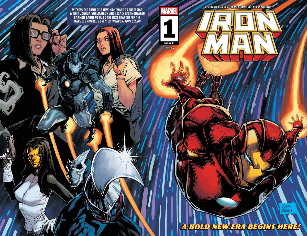 IRON MAN (2026) #1 cover by Ryan Stegman