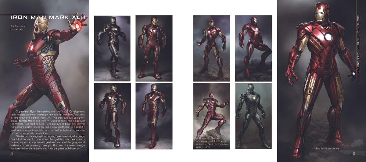 Marvel Studios' The Infinity Saga - Iron Man 3: The Art of the Movie | Concept art by Phil Saunders, Adi Granov, Rodney Fuentebella and Andy Park
