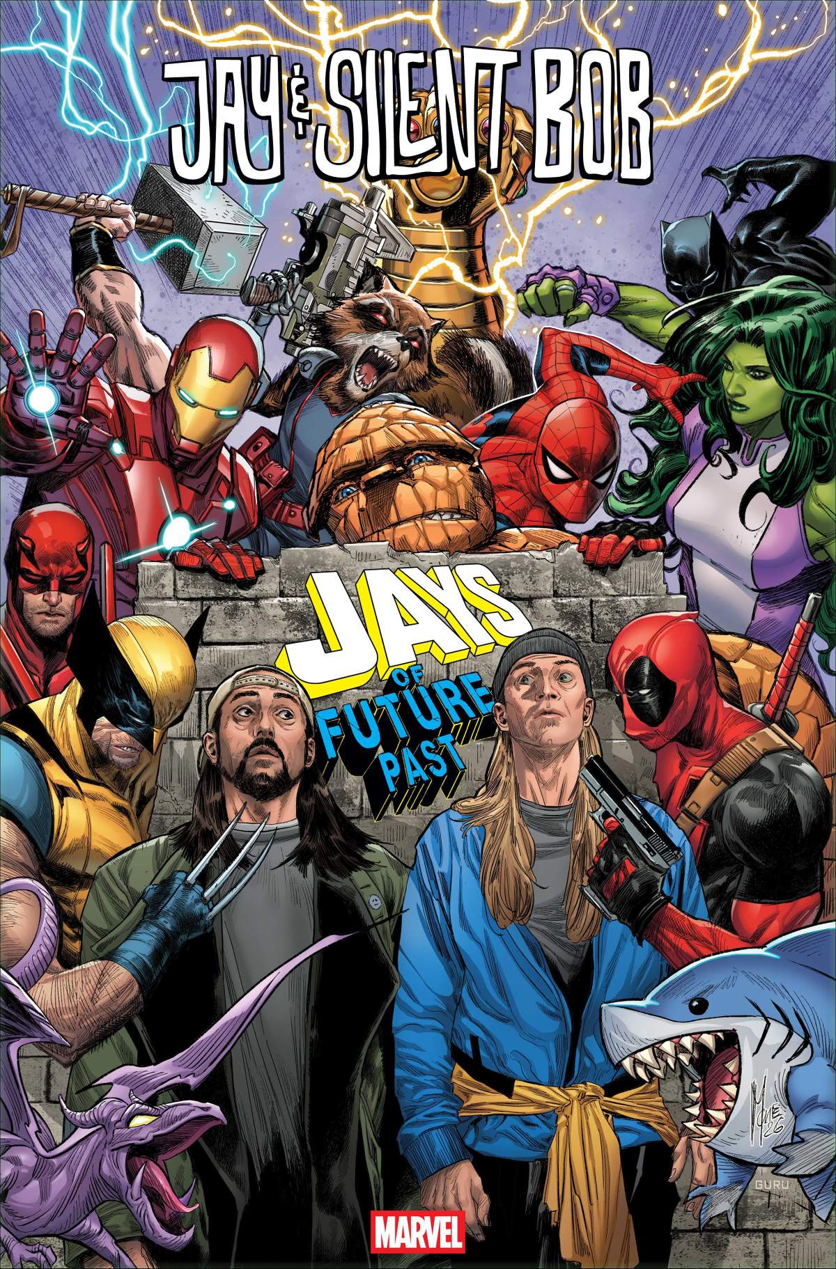 JAY & SILENT BOB: JAYS OF FUTURE PAST #1 Cover by MARCO CHECCHETTO