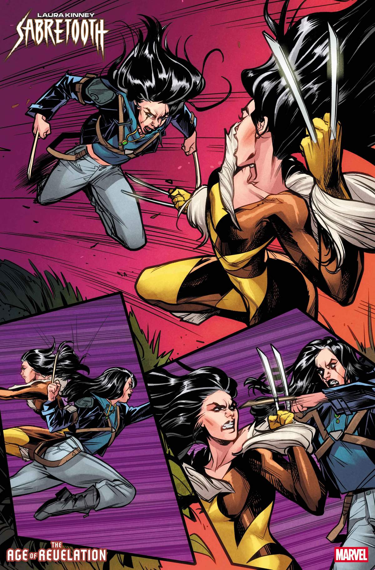 LAURA KINNEY: SABRETOOTH #1 Art by VALENTINA PINTI