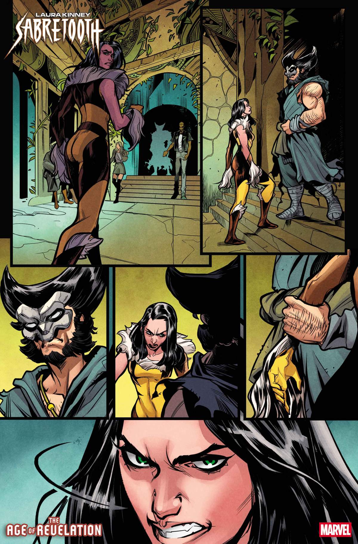 LAURA KINNEY: SABRETOOTH #1 Art by VALENTINA PINTI