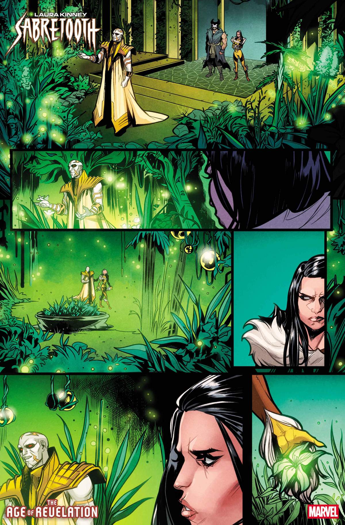 LAURA KINNEY: SABRETOOTH #1 Art by VALENTINA PINTI