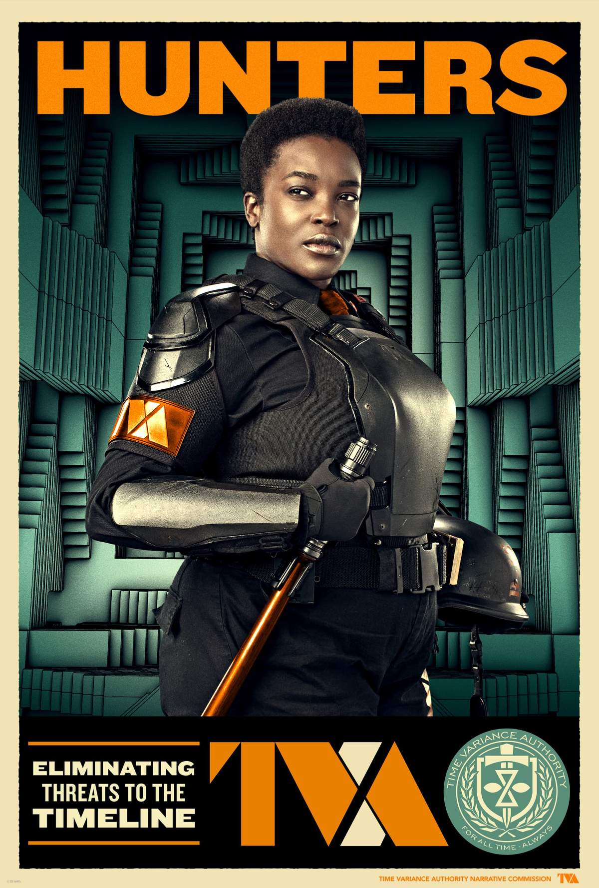 Marvel Studios' Loki | Time Variance Authority (TVA) | HUNTERS | Hunter B-15
