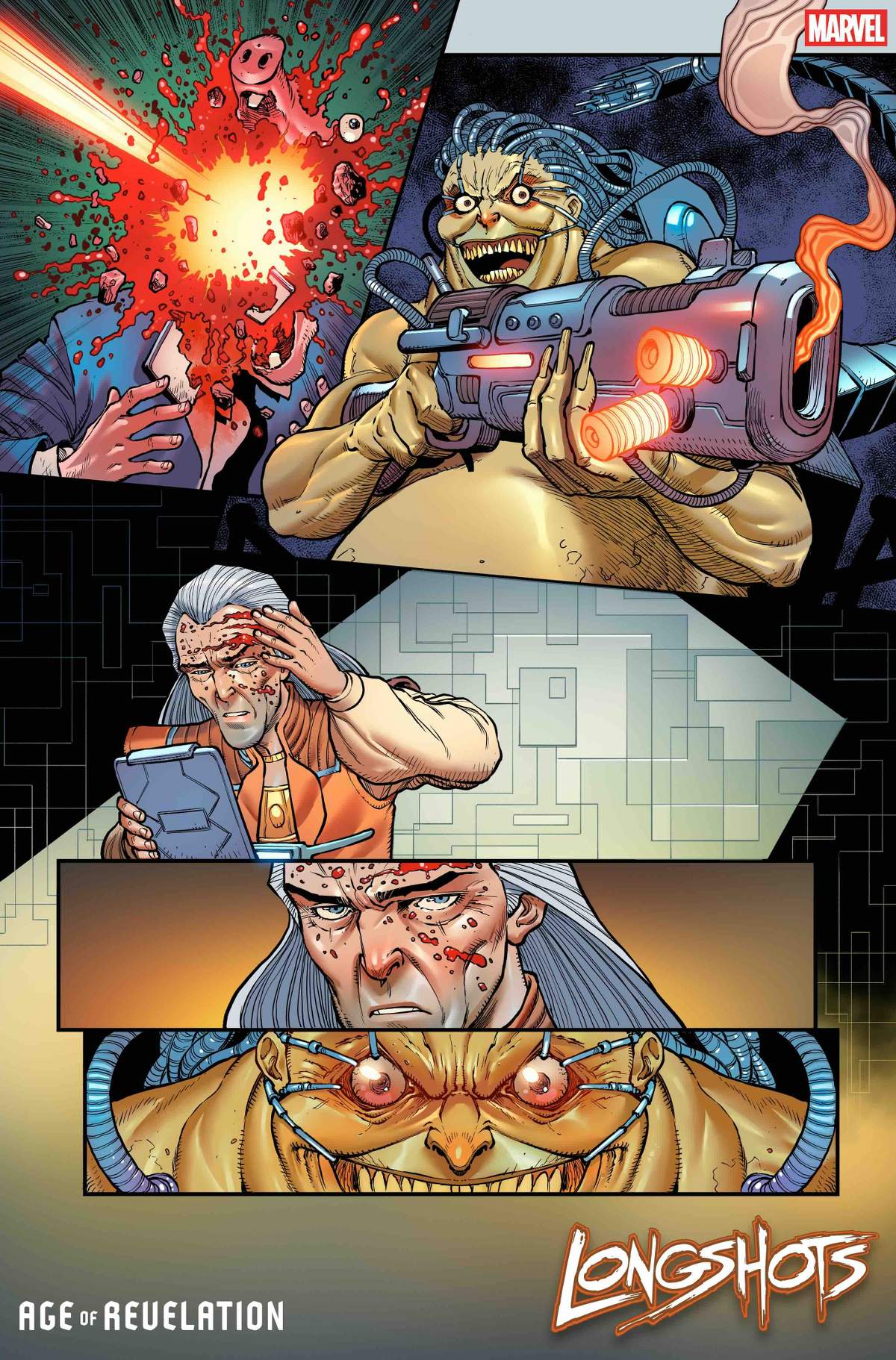 LONGSHOTS #1 Art by ALAN ROBINSON