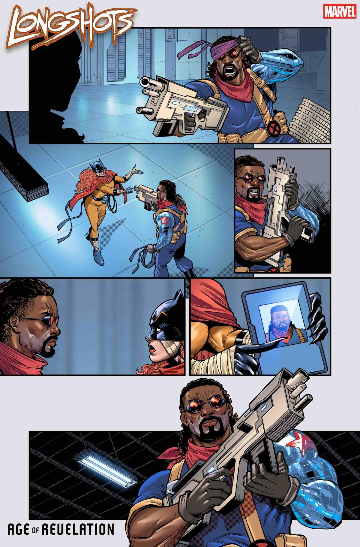  LONGSHOTS #1 Art by ALAN ROBINSON