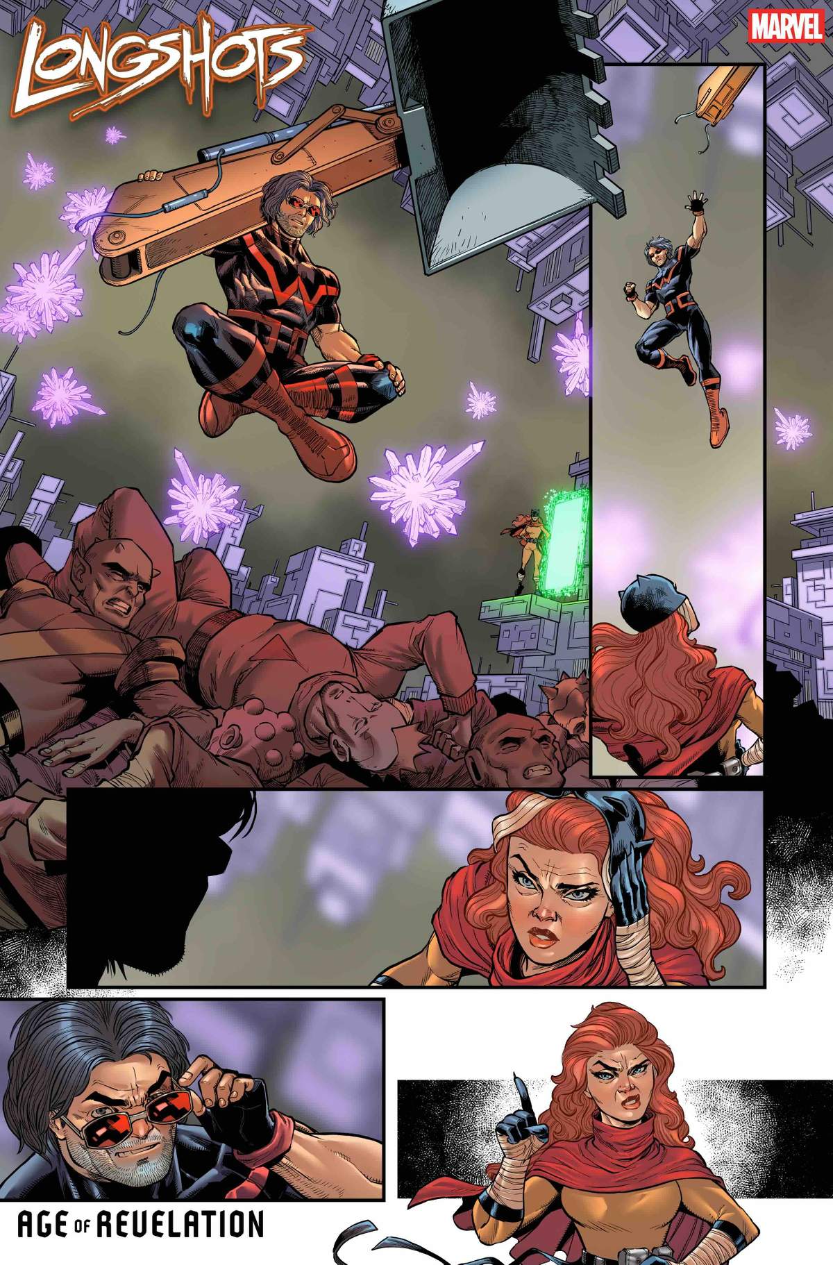  LONGSHOTS #1 Art by ALAN ROBINSON