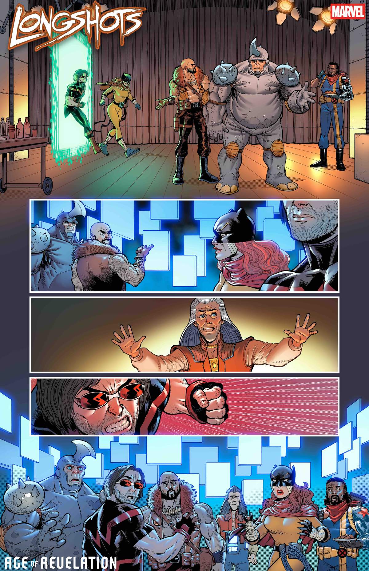  LONGSHOTS #1 Art by ALAN ROBINSON