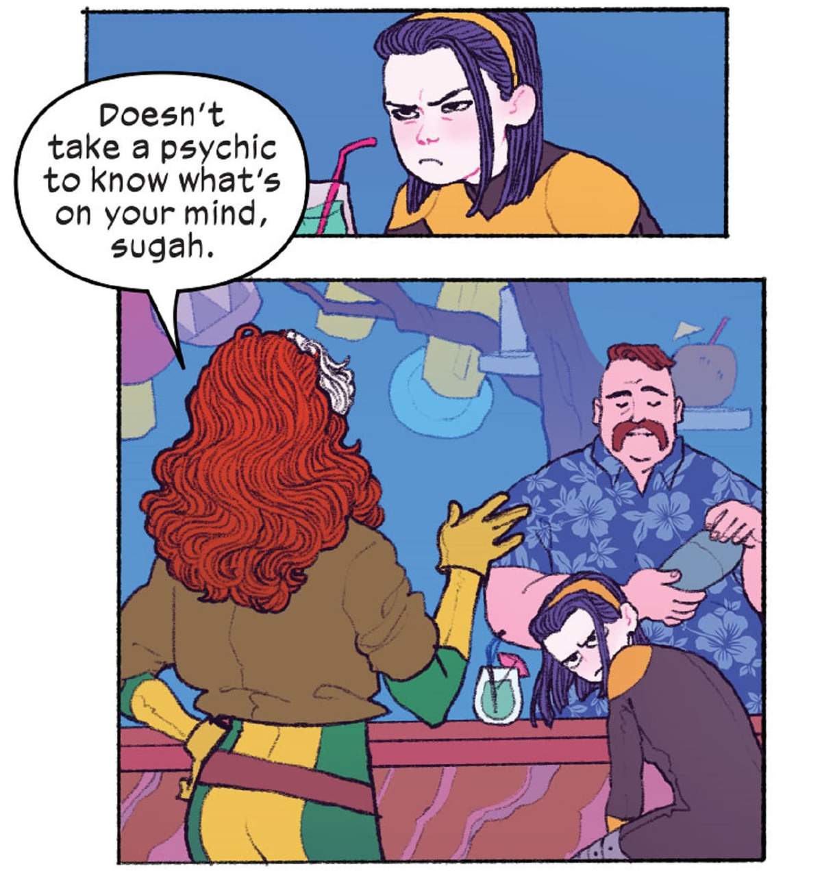 Preview from the second chapter of “Karma in Love” in LOVE UNLIMITED INFINITY COMIC #32.