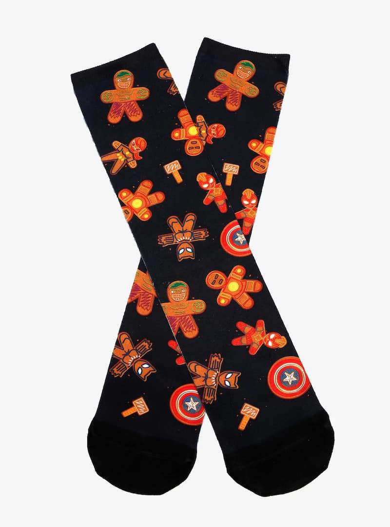 Marvel Eat The Universe Holiday Socks